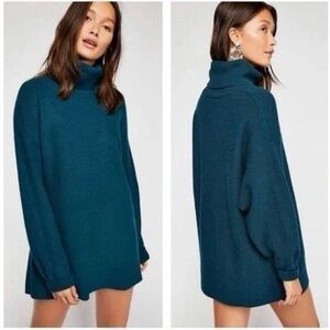 Free People Jade Oversized Turtleneck Sweater